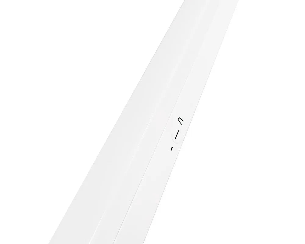 LineVolt Series LED strip light side view showing electrical knockout entry point for conduit connection