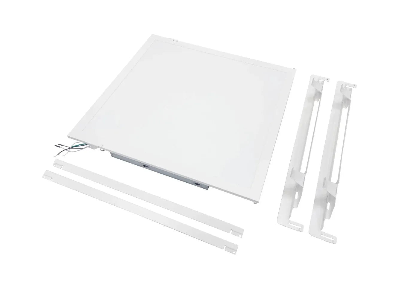 LumaFit Series 2x2 LED panel light retrofit kit for recessed commercial troffer retrofit installations with selectable wattage and selectable CCT 120–277V input