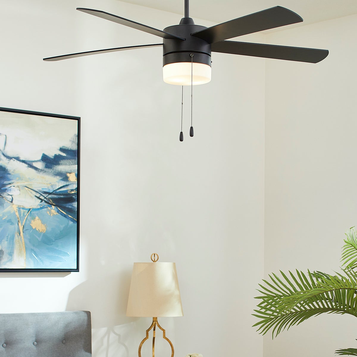 Mid Century Modern Ceiling Fan-by-Quorum International