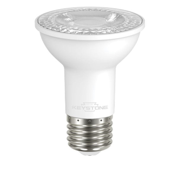 PAR20 Light Bulb, 6.5 Watt, 500 Lumens, Dimmable, 90+ CRI, Medium E26 Base, Energy Star Rated, 120V-by-Keystone Technologies