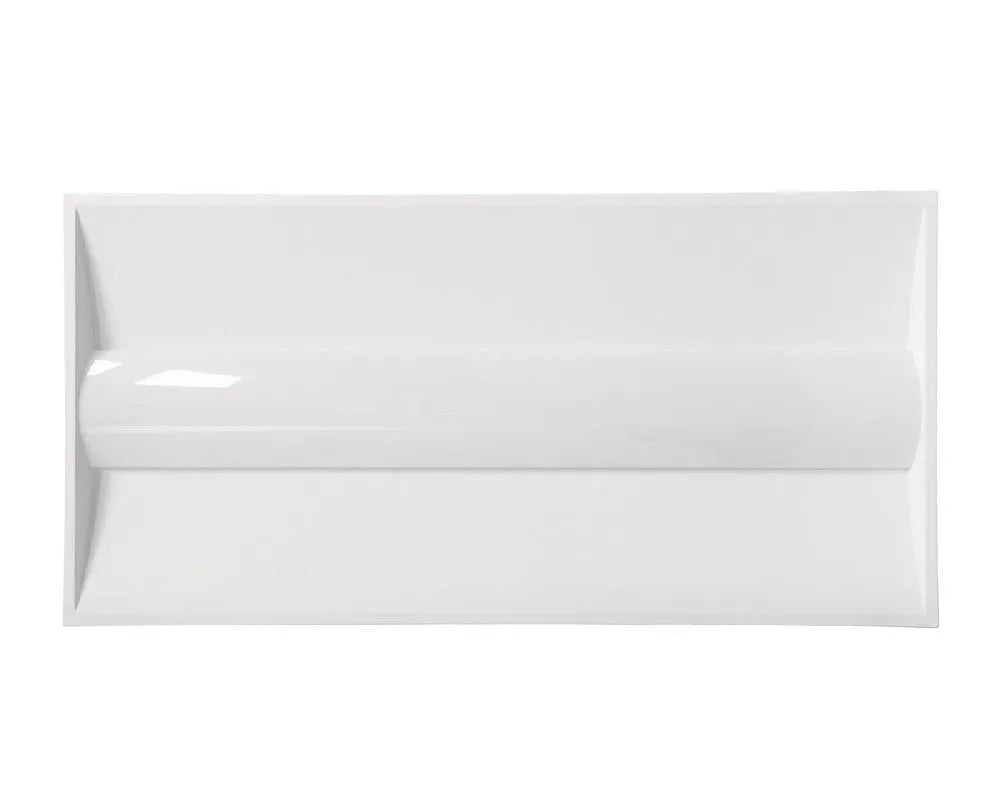 PrismLay Series 2x4 LED troffer light recessed commercial luminaire with selectable wattage and selectable color temperature for drop ceiling systems