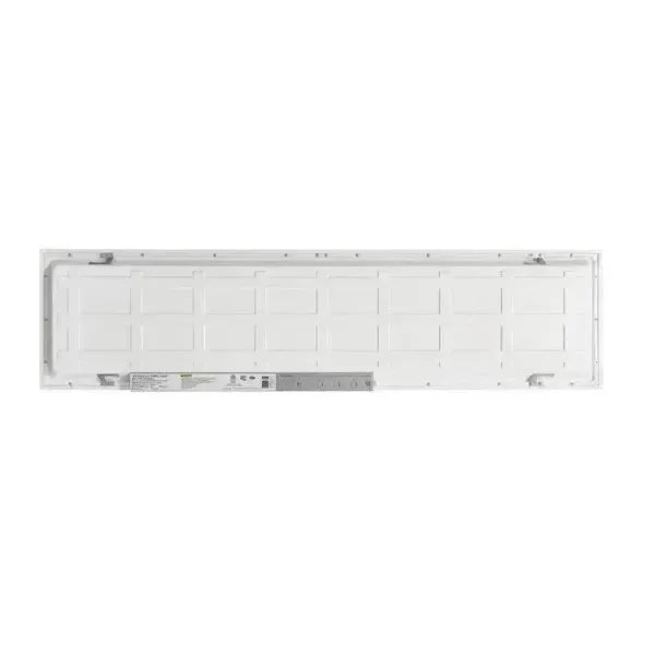 SkyLine Series 1x4 LED flat panel rear assembly showing integrated driver and electrical enclosure