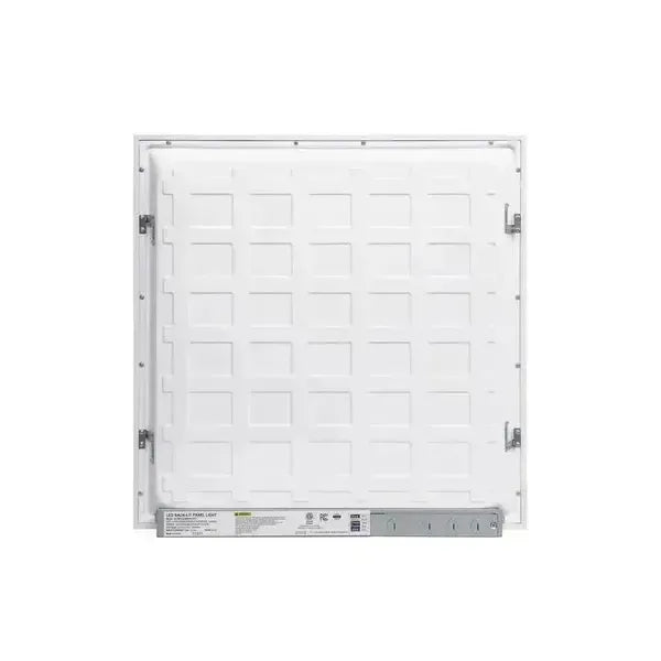 SkyLine Series 2x2 LED flat panel back view displaying driver housing and electrical connection box