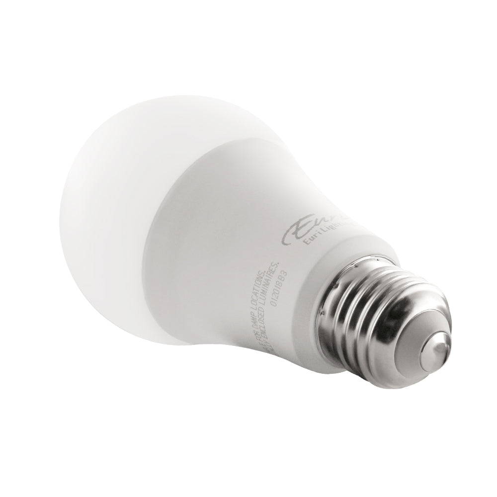 Smart A19 Bulb, 9 Watt, 810 Lumens, 2700K thru 5000K + RGB, 90+ CRI, Dimmable, Wi-Fi Enabled, Medium E26 Base, Energy Star Rated, 120V-by-Euri Lighting