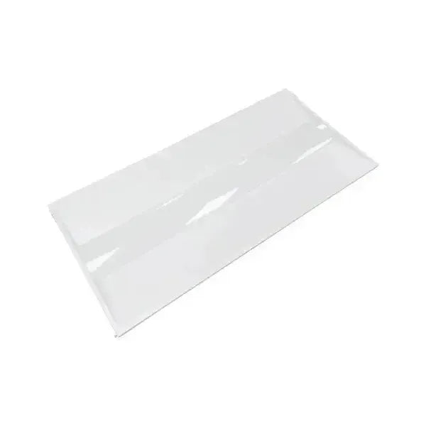 SnapFit Series 2x4 LED troffer retrofit kit without mounting hardware showing finished retrofit light engine for existing fluorescent troffer housings