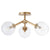 Sputnik Flush Mount Ceiling Light-by-Quorum International