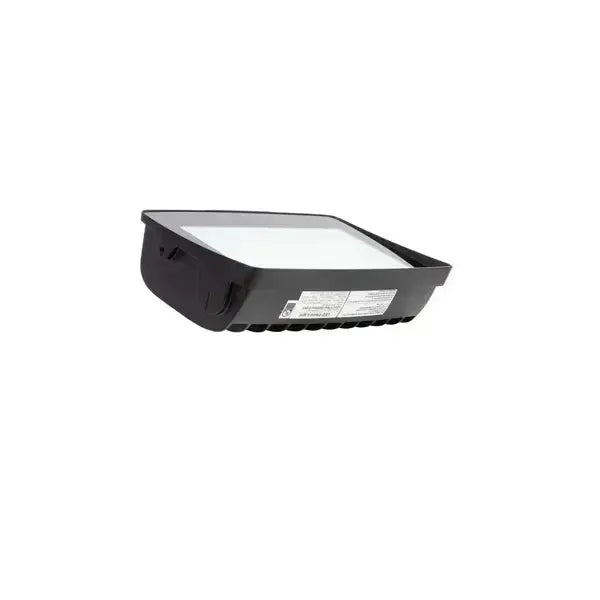 TitanBeam Series LED flood light angled view highlighting optical lens design for exterior commercial illumination