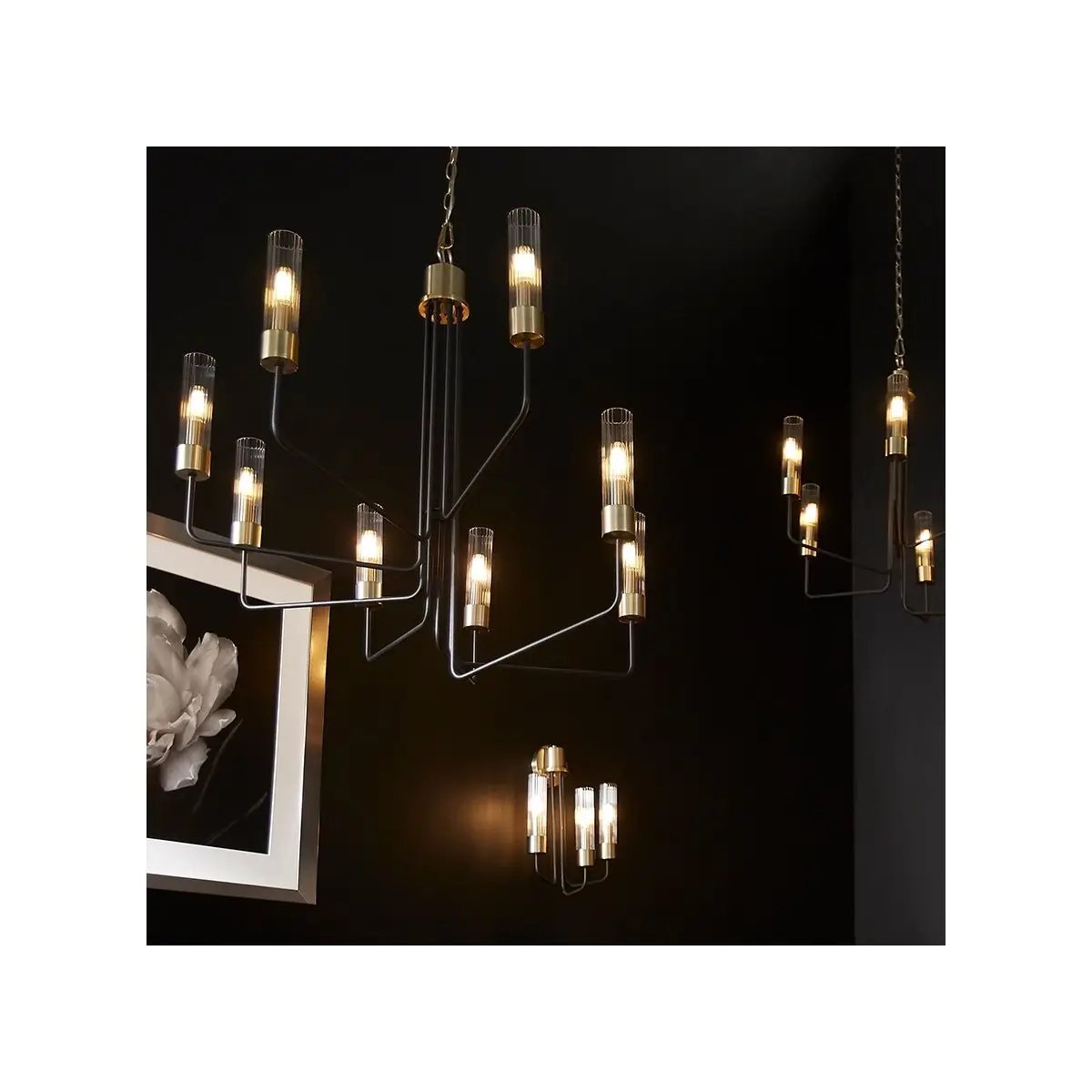 Transitional Chandelier-by-Quorum International