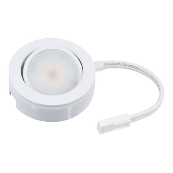 Under Cabinet Puck Lighting Fixture, 4.3 Watt, 250 Lumens, 90+ CRI, Dimmable, 120V-by-American Lighting