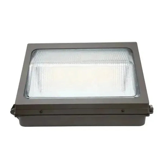 WallGuard Series LED traditional wall pack exterior fixture showing commercial housing design lens and sealed frame for perimeter lighting applications
