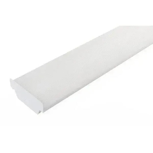 XFit Series 4 foot LED prismatic wraparound light with selectable 18W 28W 44W output and 3500K 4000K 5000K color temperature for commercial interior lighting